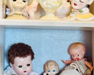 Doll Head Vases
