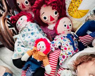 vintage dolls & Raggedy Ann Dolls