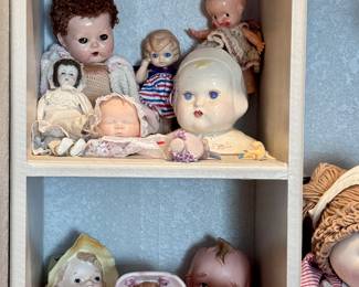 Doll Head Vases