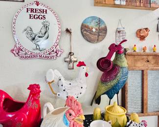 Rooster Decor, Farm Fresh Eggs