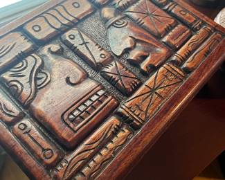 Beautiful hand carved wood Box