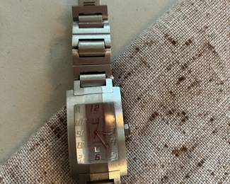 Watch: Alfred Dunhill Facet quartz automatic  stainless steel movement Jaeger- Le Coultre