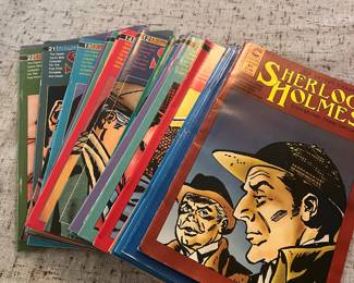 Eternity Comics..Sherlock Holmes..Edith Meisser.Frank Giacola  small sample of his collection of Sherlock Holmes