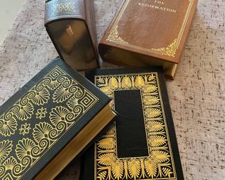 Collector Editions..(acid free/18k gold design/leather bound) Great condition...small sample