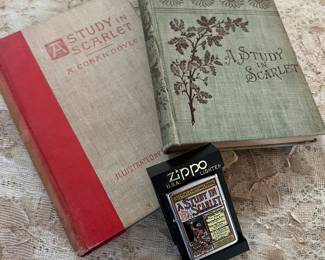Rare books.."A Study of Scarlett" Zippo "Study of Scarlett lighter