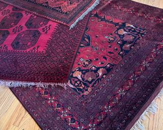 Turkmen /Afghan handmade rugs...good condition