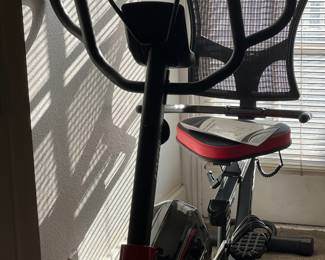 A  HARISON exercise bike magnetic recumbent bike designed by Harison in USA