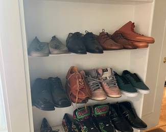 Collection of shoes....many never worn