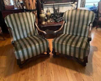 Pair of Club Smoking Chairs...very comfortable...1940's
