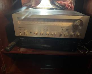 Sony Compact 5 disc Player...AKAI AA 1175 Stereo Receiver...we have also a pair of AR3a speakers