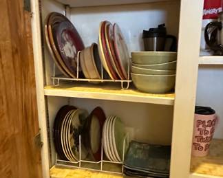 Assorted Ceramic Plates and Bowls