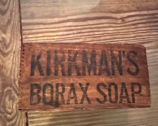 Kirkman's Borax Soap Wooden Crate