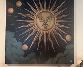 Pier 1 Imports Celestial Sun and Moon Wall Art