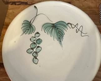 Fashion Tableware Grape Pattern Plate