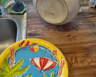 Beach Themed Paper Plates