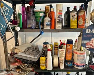 Assorted Automotive Maintenance and Detailing Products
