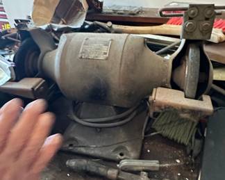 Vintage Sears Craftsman Bench Grinder