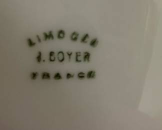 Haviland Limoges Porcelain Dinnerware Set with Pink Roses and Gold Trim