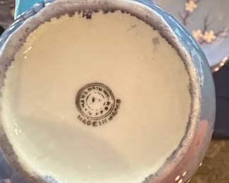 Vintage Japanese Lusterware Cherry Blossom Tea Set