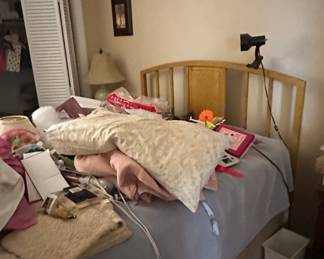 Wooden Headboard Bed Frame