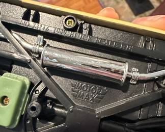 1949 Buick Roadmaster Convertible Diecast Model Car by Motor Max - Yellow with Red Interior