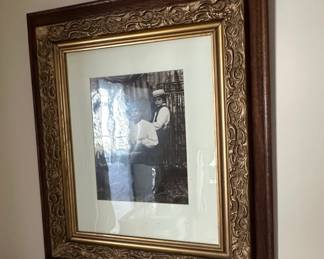 Victorian Family Portrait in Ornate Frame