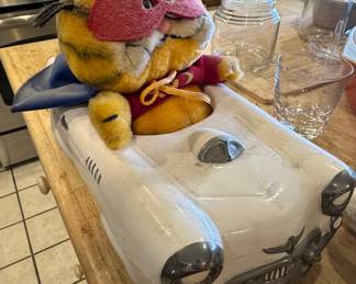 Garfield "Super Garfield" Ceramic Cookie Jar