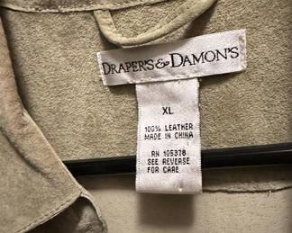 Draper & Damon's Women's Leather Shirt Jacket