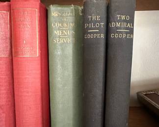 Collection of Vintage Books: Balzac, Mrs. Beeton, and Cooper