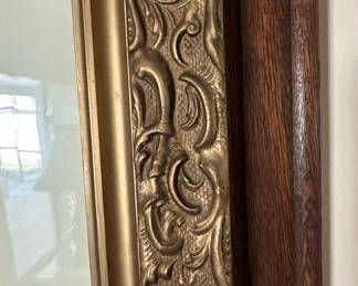 Victorian Family Portrait in Ornate Frame