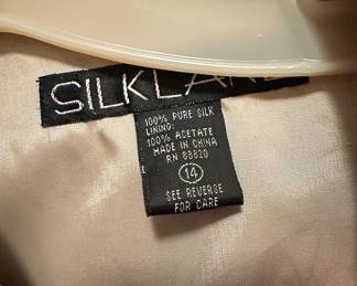 SilkLand Women's 100% Pure Silk Blouse with Monkey and Palm Tree Print