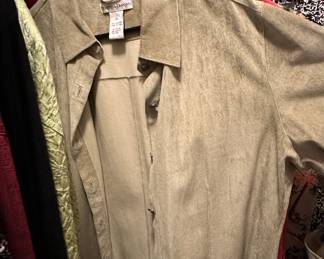 Draper & Damon's Women's Leather Shirt Jacket