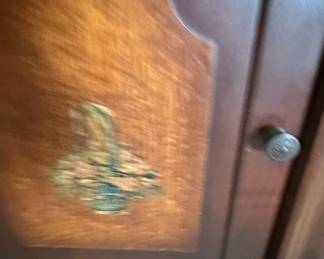 Victorian Eastlake Carved Walnut Corner Etagere