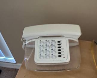 Vintage Youngtel Pink Glow Clear Telephone