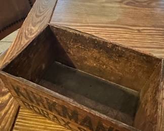Kirkman's Borax Soap Wooden Crate