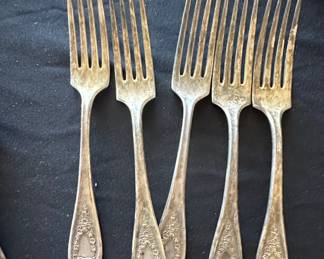 1847 Rogers Bros. Old Colony Silverplate Forks