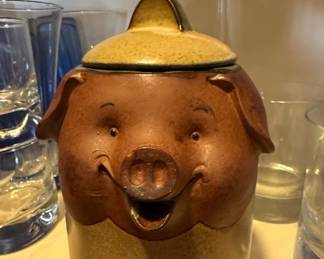 Vintage UCTCI Ceramic Pig Teapot/Pitcher