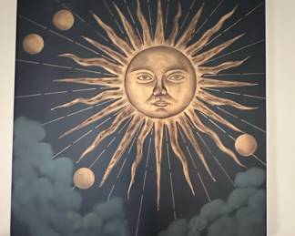 Mary Beth Zeitz Celestial Sun and Moon Art Print