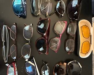 Assorted Eyeglasses and Sunglasses Collection - Including Designer Brands