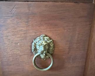 Victorian Eastlake Walnut Dresser with Mirror and Marble Top