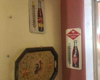 Two Royal Crown Thermometers.