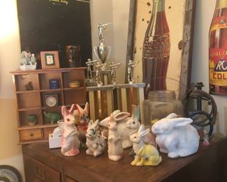 Vintage NEHI Chalk Board Frame White Metal Coke Bottle.