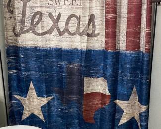 “Home Sweet Texas” Shower Curtain