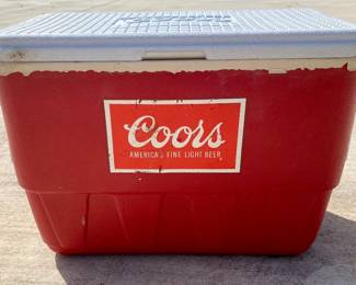 Vintage Coors Cooler