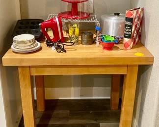 Butcher Block Table