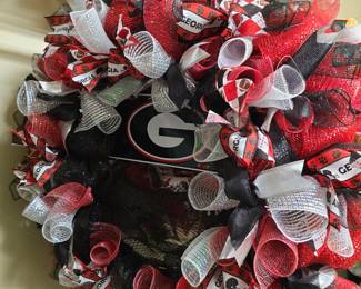 Georgia Bulldog Wreath Lg
