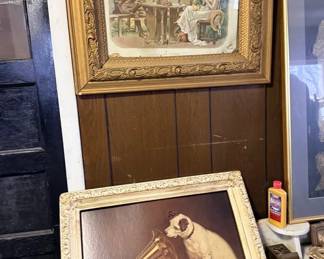 Vintage Art, Nipper the dog art