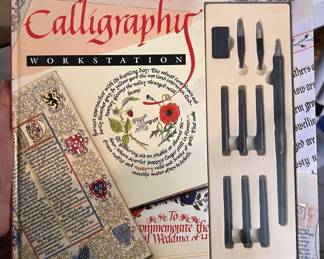 Lot 243 | Calligraphy Workstation Book Has Dedication

