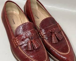 Lot 249 | Sz7 Ladies J Crew Biella Tassel Leather Loafer
