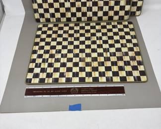 Lot 146 | (3) Mackenzie Childs Cork Backed Placemats
